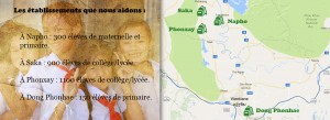 Carte sites d'actions
